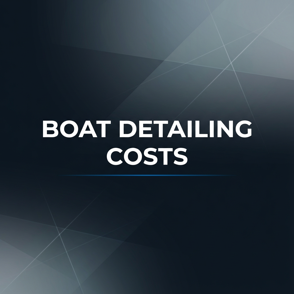 Professional boat detailing service