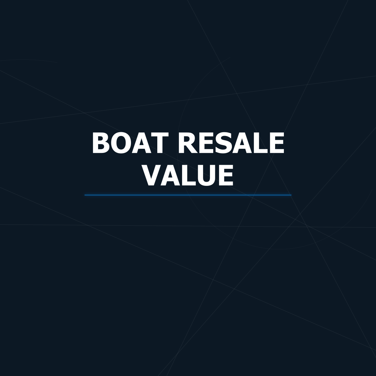 How to protect boat resale value