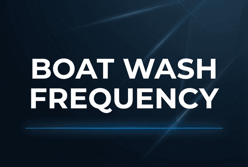Boat wash frequency guide